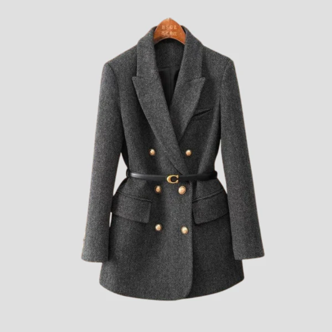 Tailored Belted Coat