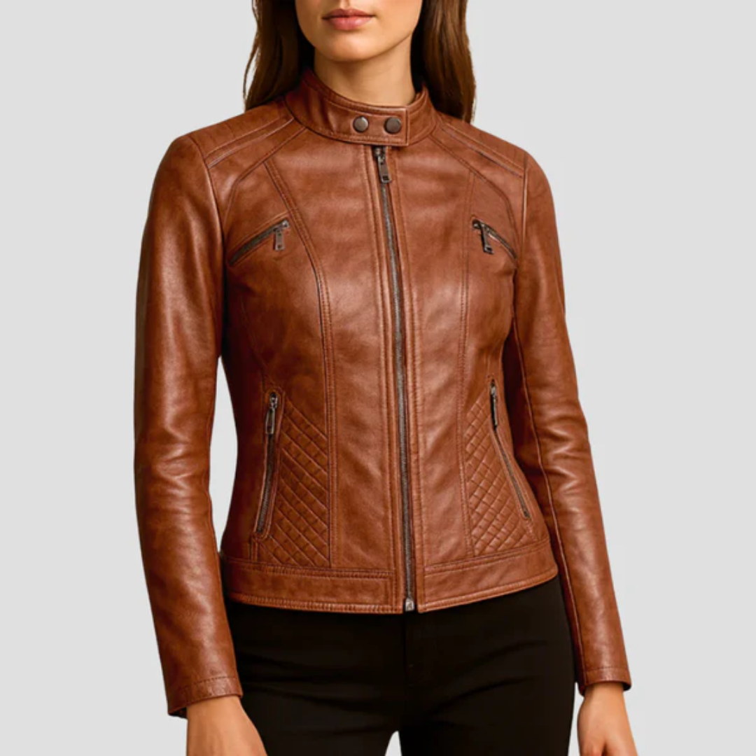Quilted Leather Jacket