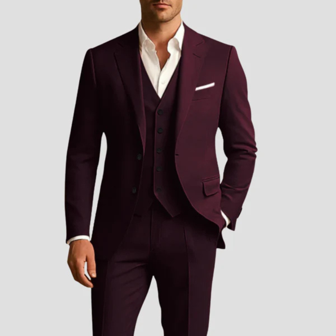 Slim Fit Three Piece Suit