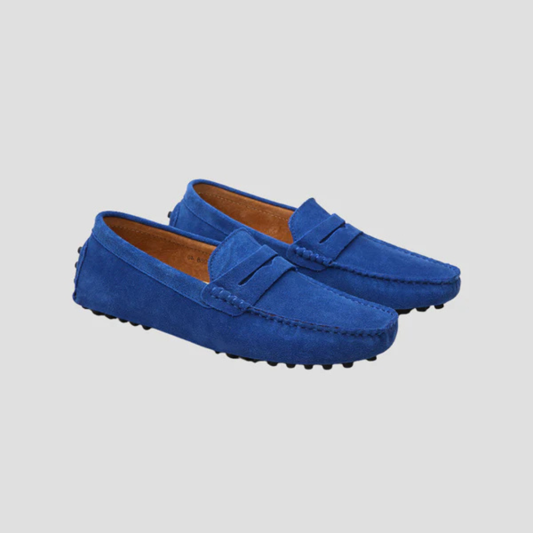 Cowhide Driving Loafers