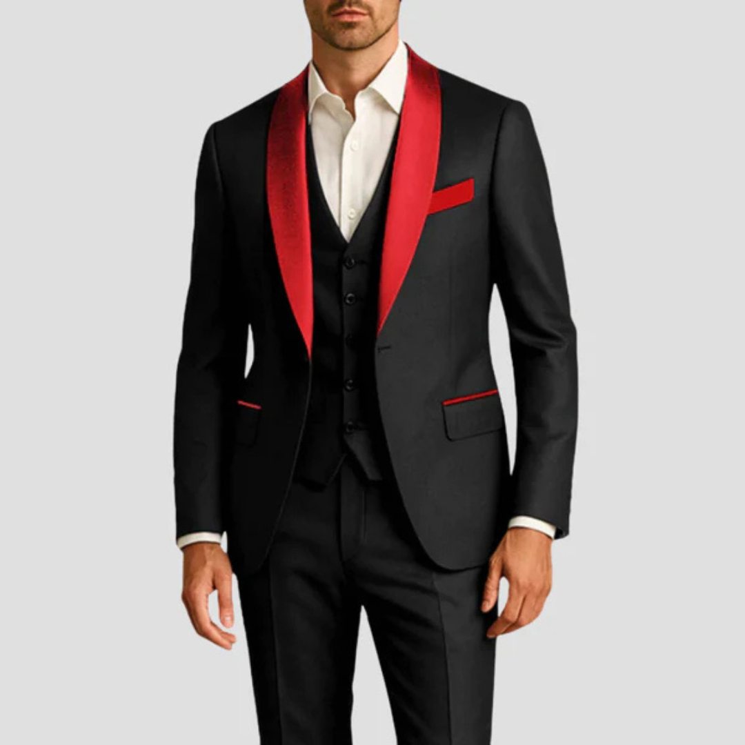 Three Piece Tuxedo Suit