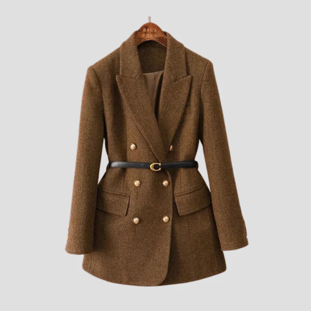 Tailored Belted Coat