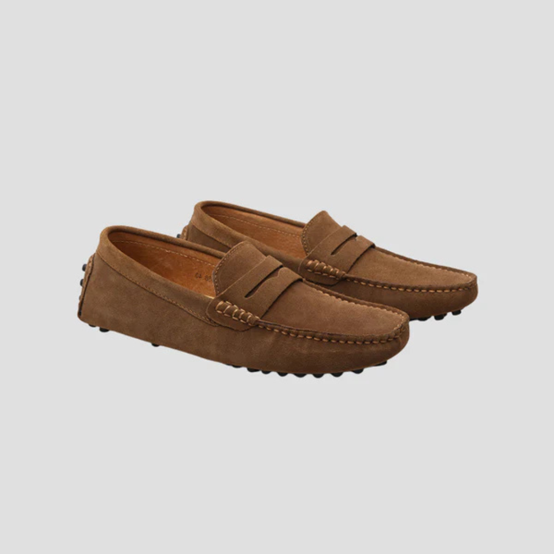 Cowhide Driving Loafers